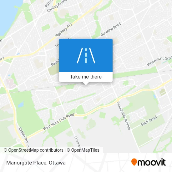 Manorgate Place map