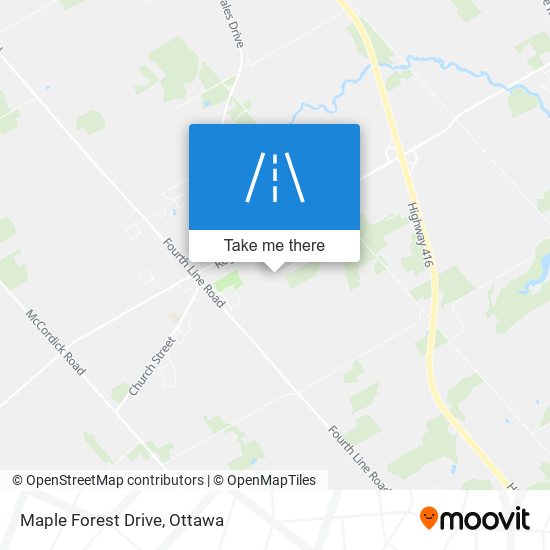 Maple Forest Drive map