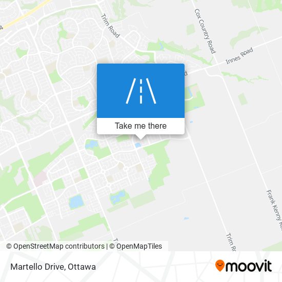 Martello Drive map