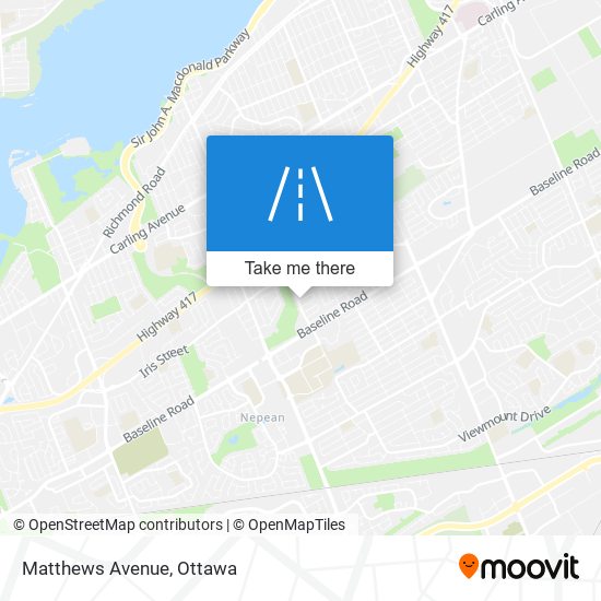 Matthews Avenue map