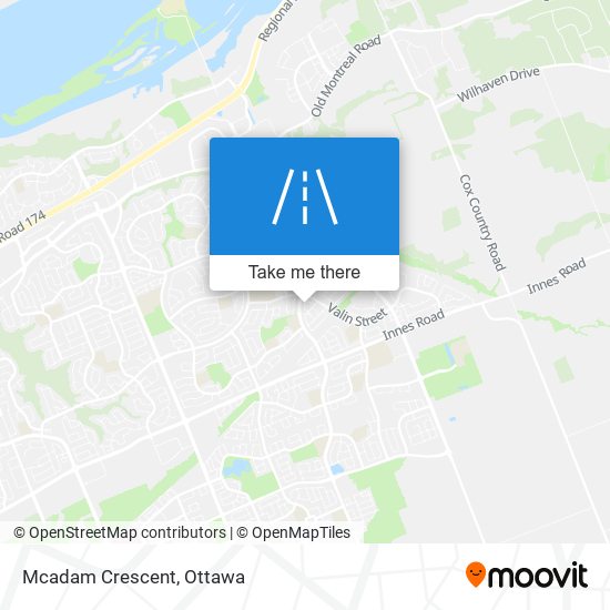 Mcadam Crescent plan