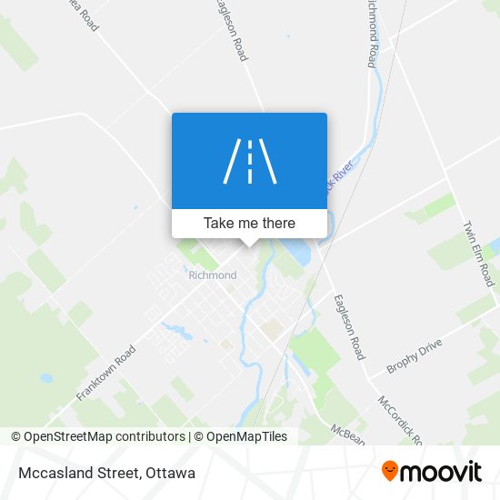 Mccasland Street map