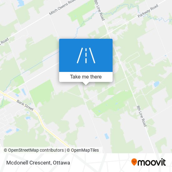 Mcdonell Crescent map