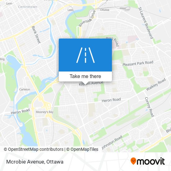 Mcrobie Avenue map