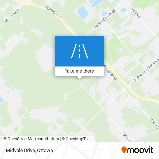 Midvale Drive map