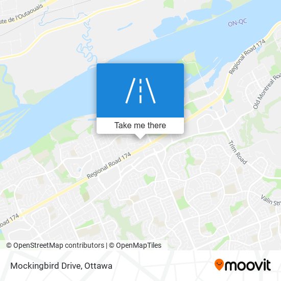 Mockingbird Drive map