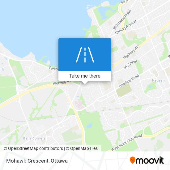 Mohawk Crescent map