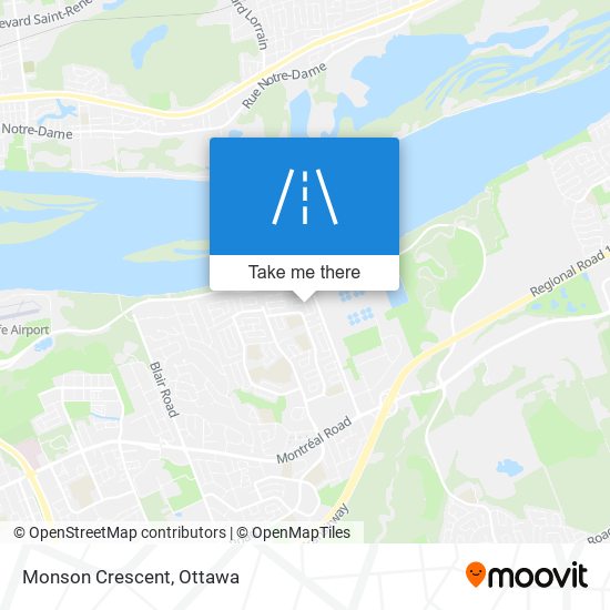 Monson Crescent map