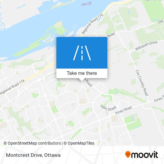 Montcrest Drive map