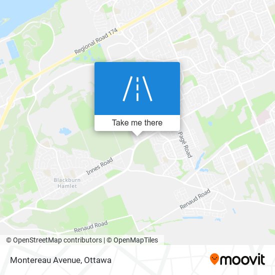 Montereau Avenue map
