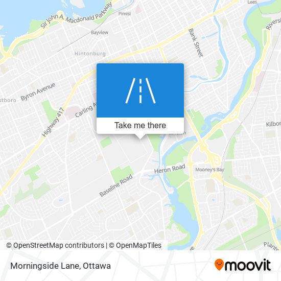 Morningside Lane map