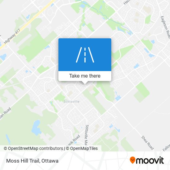 Moss Hill Trail map