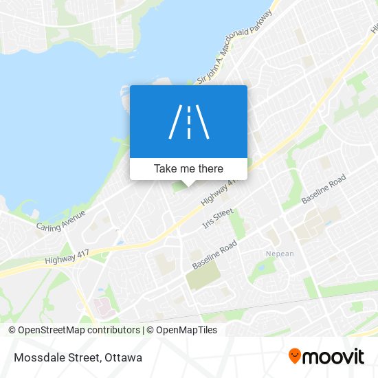 Mossdale Street map