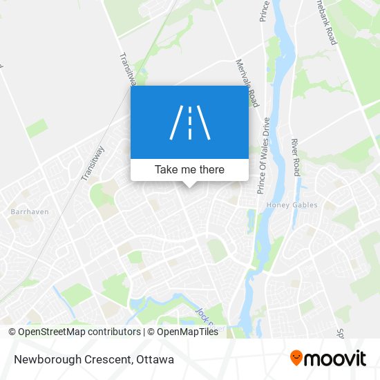 Newborough Crescent map