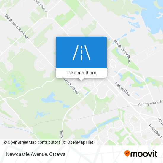 Newcastle Avenue map