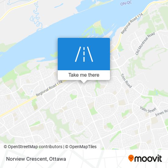 Norview Crescent map