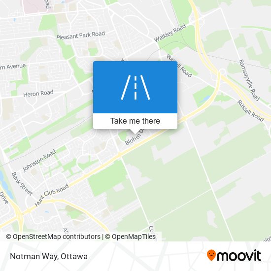 Notman Way map