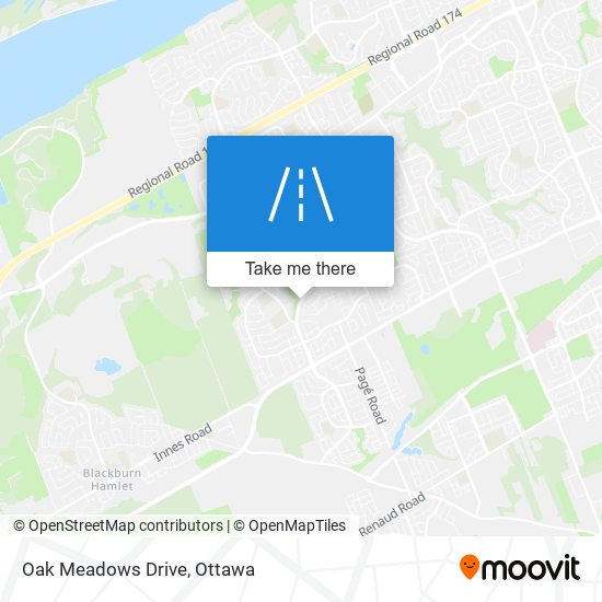 Oak Meadows Drive map