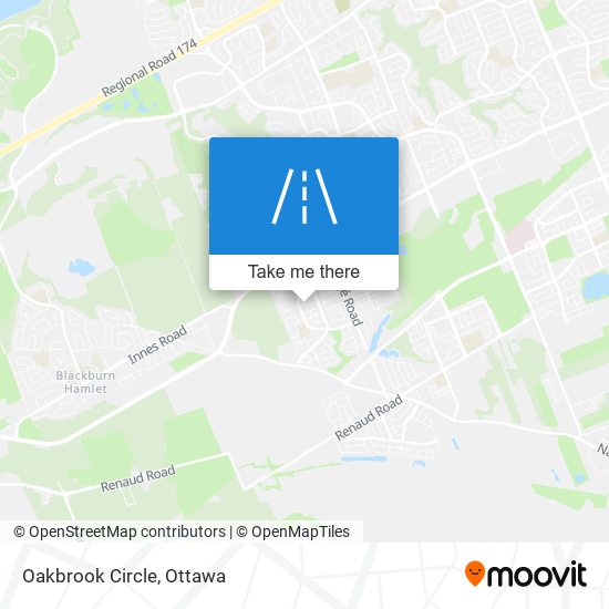 Oakbrook Circle map