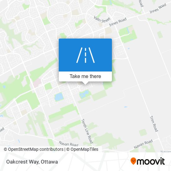 Oakcrest Way map