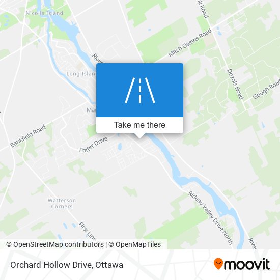 Orchard Hollow Drive map