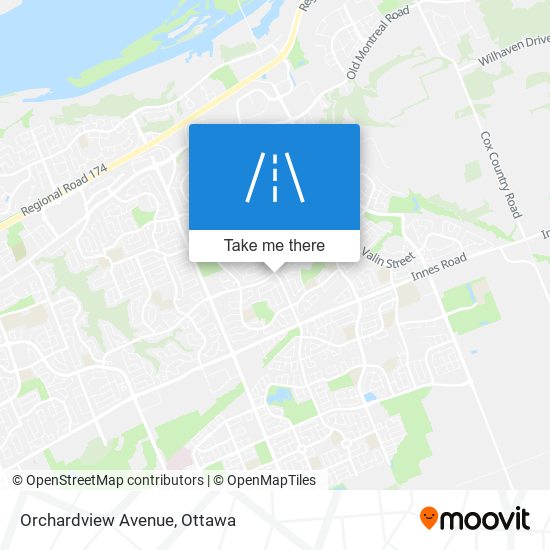 Orchardview Avenue map