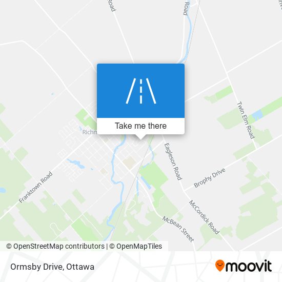 Ormsby Drive map