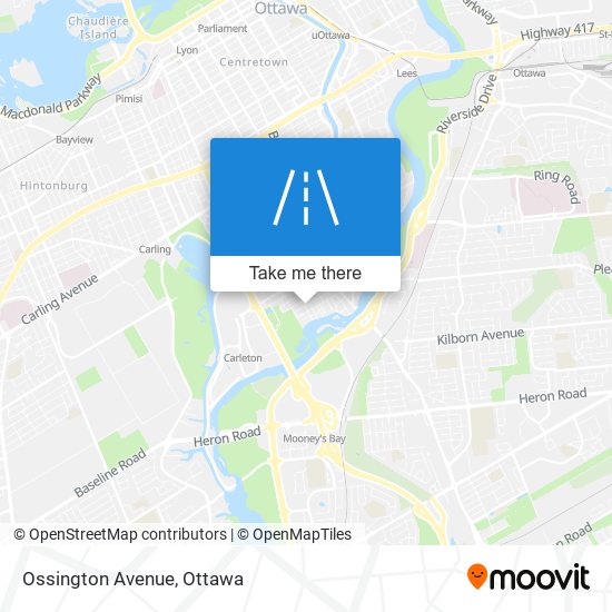 Ossington Avenue map