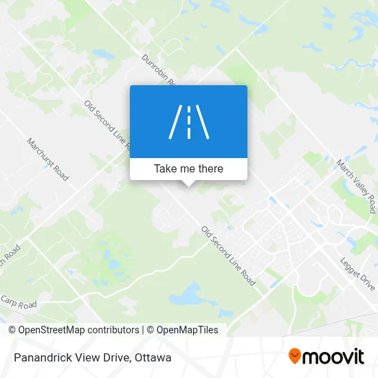 Panandrick View Drive map