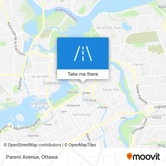 Parent Avenue map