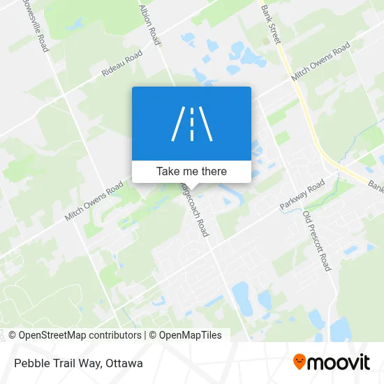 Pebble Trail Way map