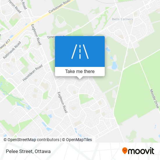 Pelee Street map