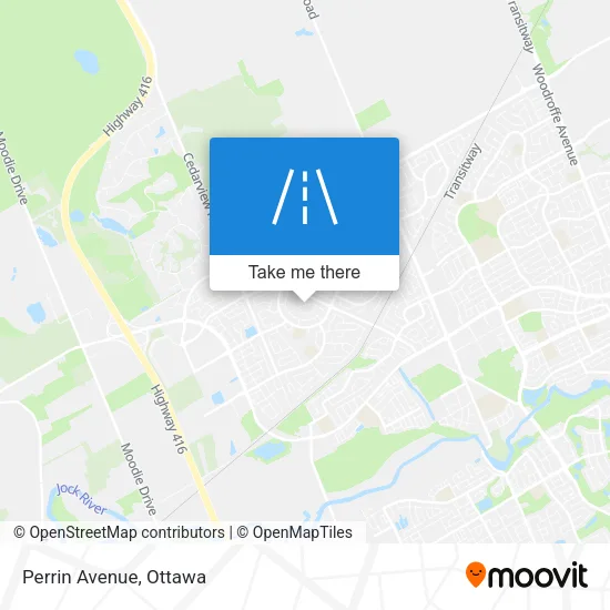 Perrin Avenue map