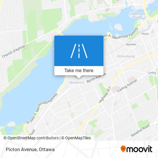 Picton Avenue map