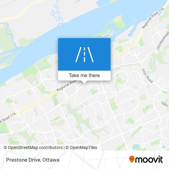 Prestone Drive map