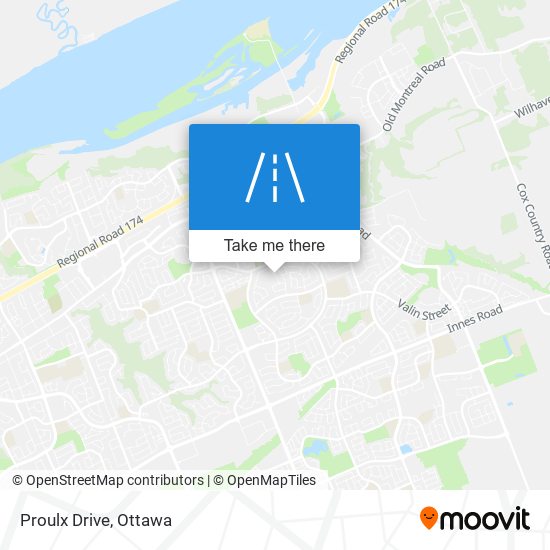 Proulx Drive map