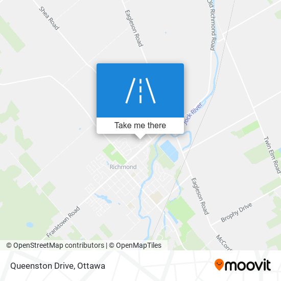 Queenston Drive map