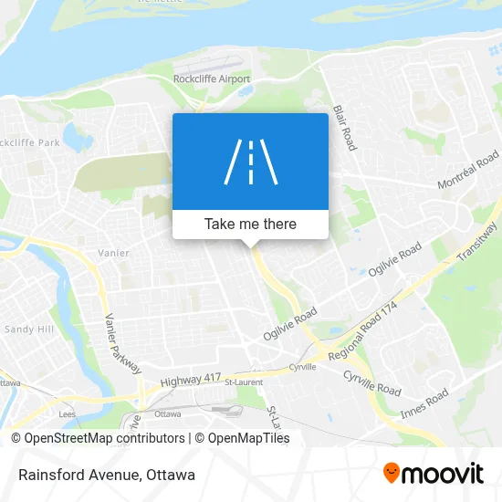 Rainsford Avenue map
