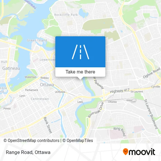 Range Road map
