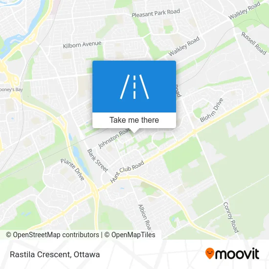 Rastila Crescent map