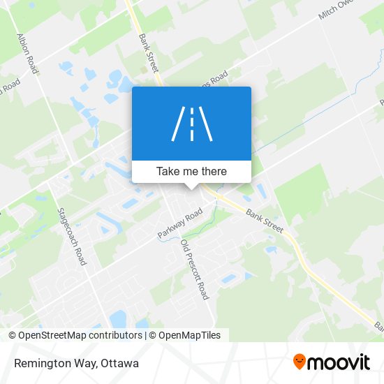 Remington Way map