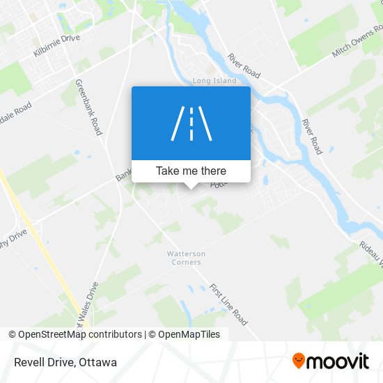 Revell Drive map