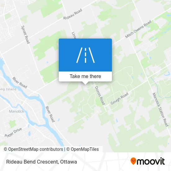 Rideau Bend Crescent map