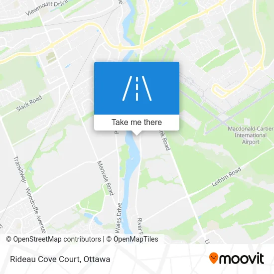 Rideau Cove Court map