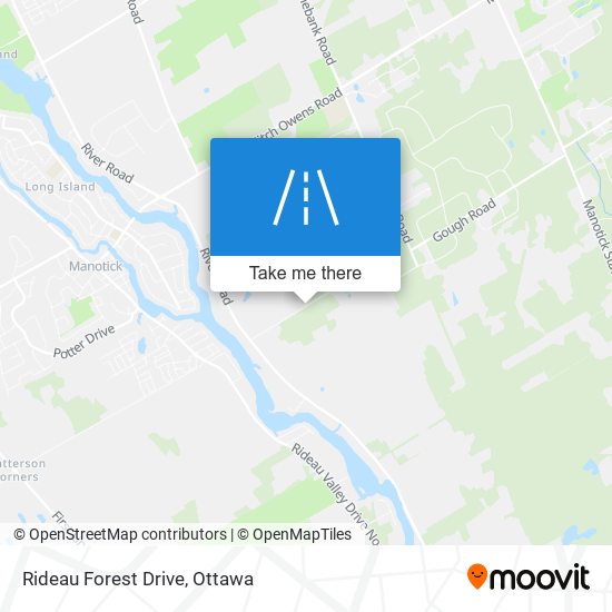 Rideau Forest Drive map