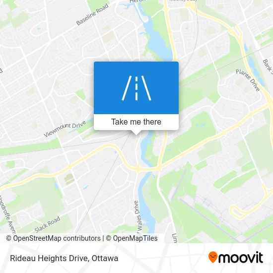 Rideau Heights Drive map