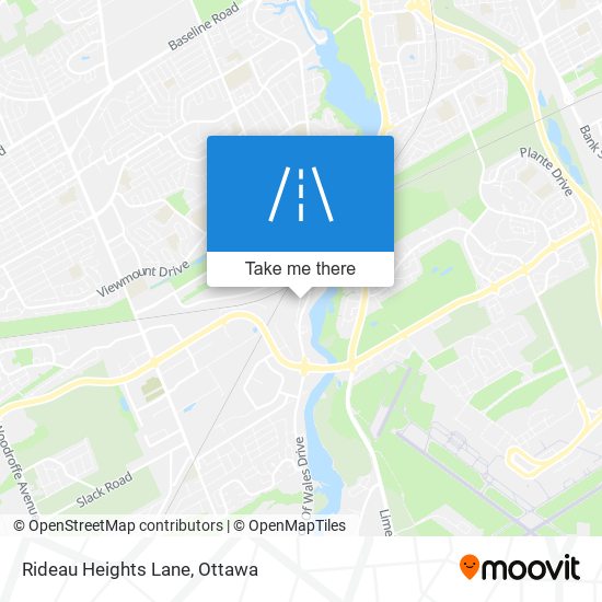 Rideau Heights Lane map