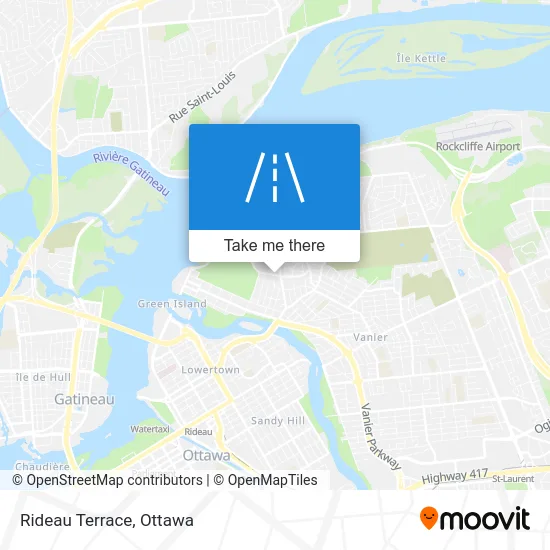 Rideau Terrace map
