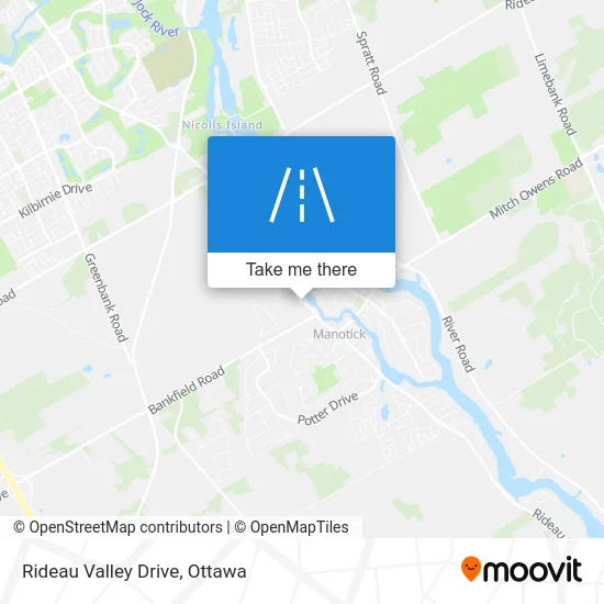 Rideau Valley Drive map