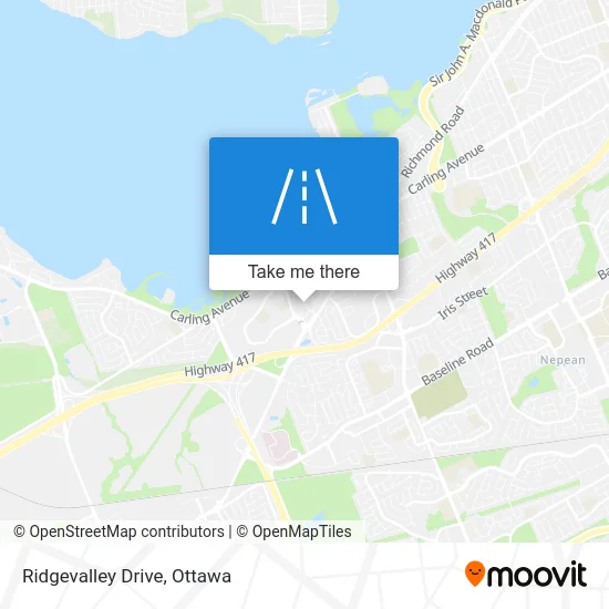 Ridgevalley Drive map